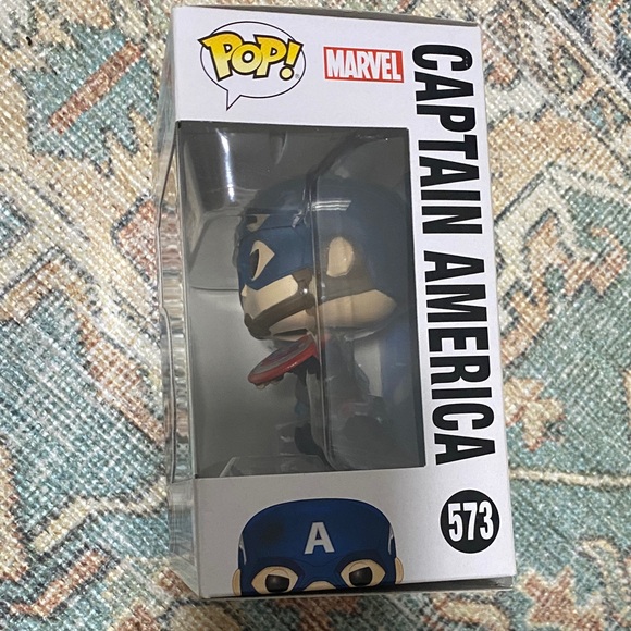 Avengers Endgame Funko Pop Captain America Figure 573 - Picture 4 of 6